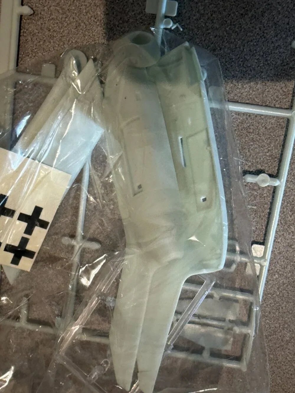 Vintage PM Model 1/72 Focke Wulf Ta-183 Huckebein German Jet Fighter Kit PM-213
